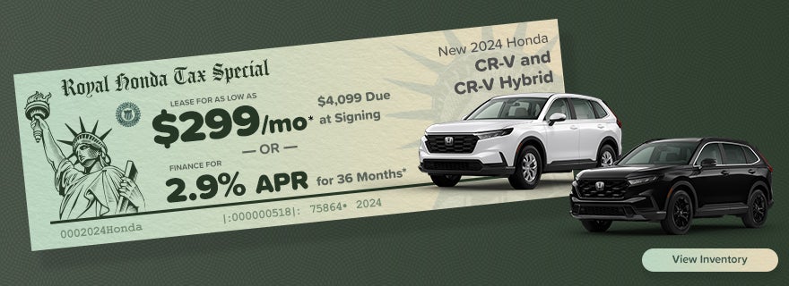 Lease a new 2024 Honda CR-V for $369 per month in Metairie