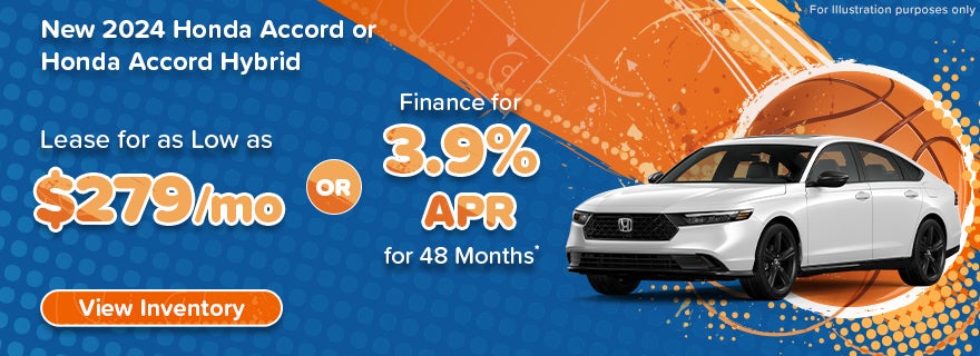 Lease a new 24 Accord Hybrid for $279 per month in Metairie